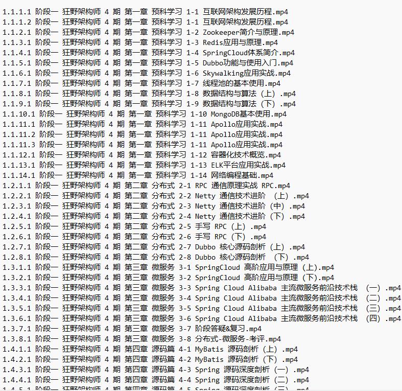  java狂野架构师4期 2023年 视频教程 下载  图1