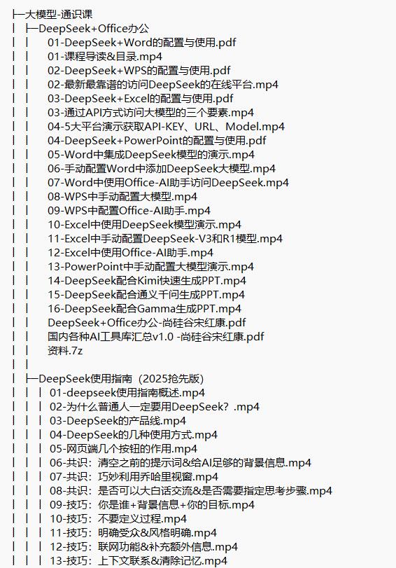AI大模型生态(含python和java) 视频 图1