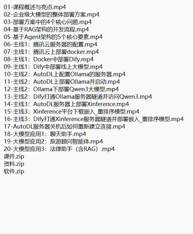 企业级大模型部署与开发实战  视频教程 下载 图1